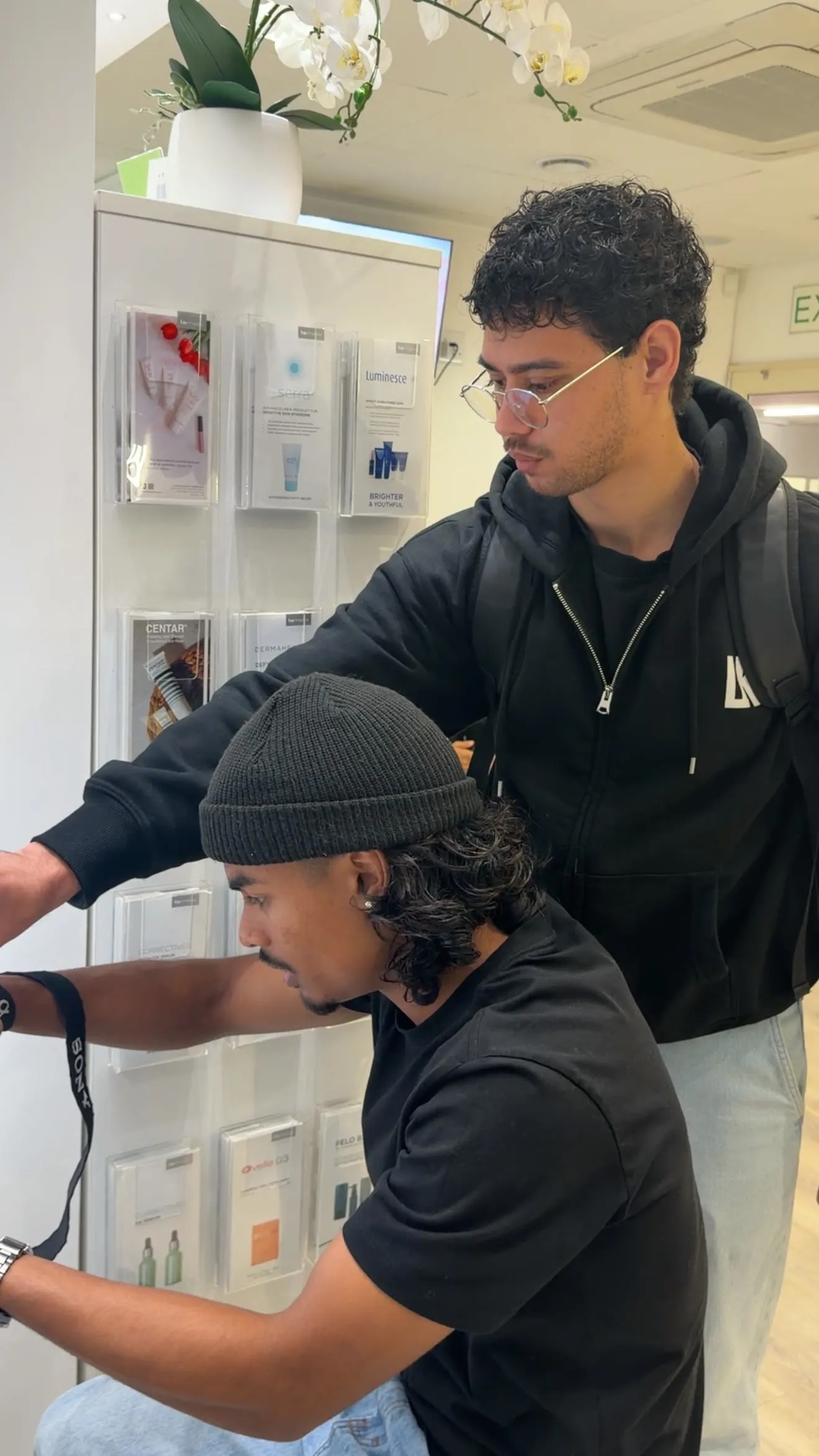 Lefklik filming a creator on location in Cape Town
